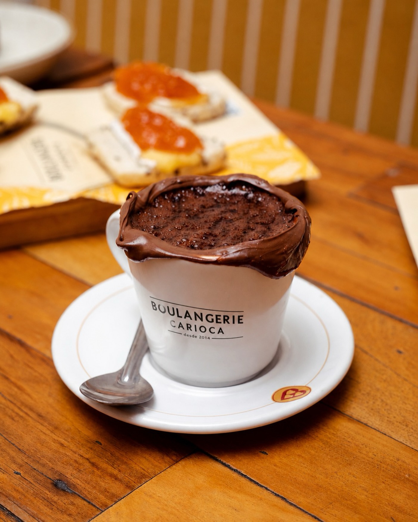 Chocolate quente cremoso